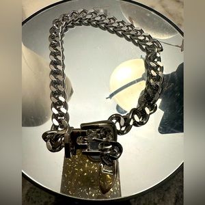 Chunky necklace new silver